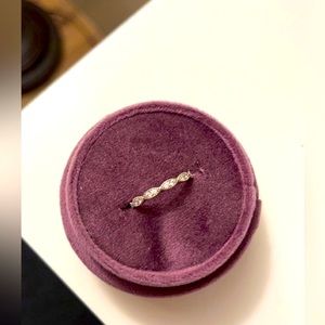 Silver Eternity Stacking Ring